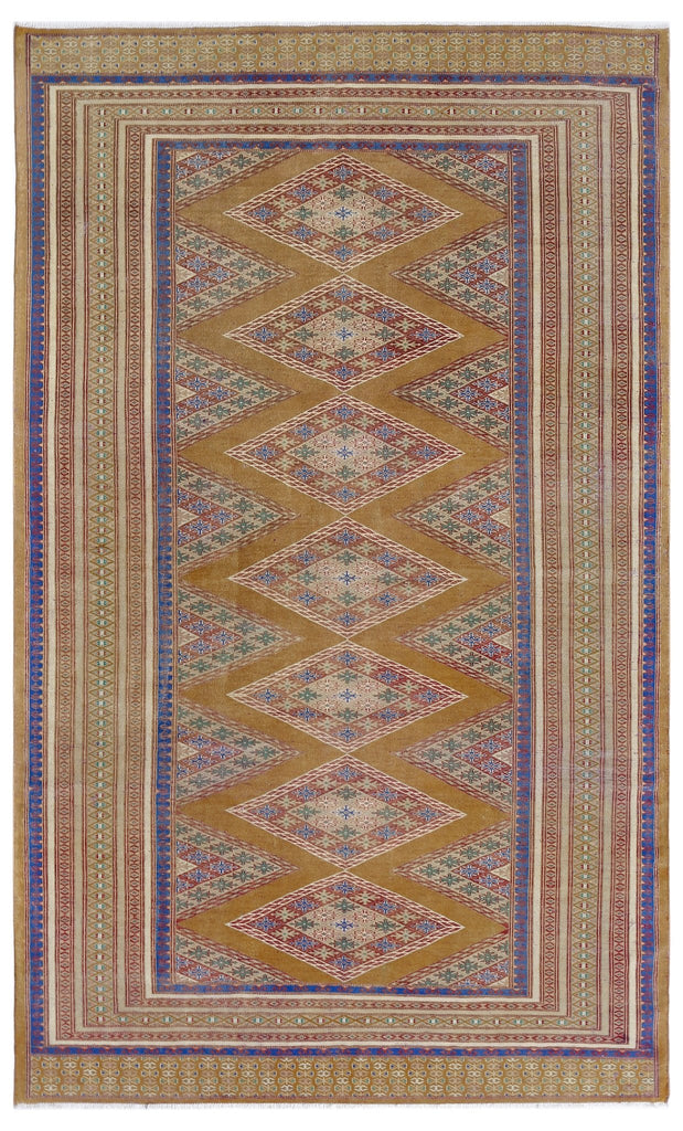 Handmade Vintage Princess Bokhara Rug | 248 x 155 cm | 8'2" x 5'1" - Najaf Rugs & Textile