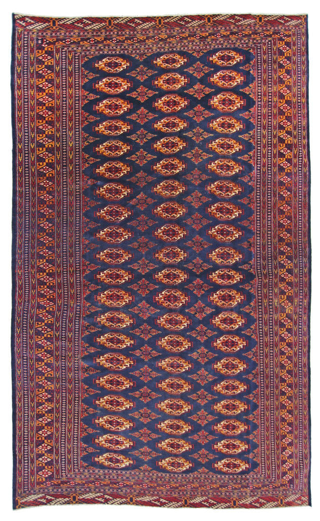 Handmade Vintage Princess Bokhara Rug | 254 x 165 cm | 8'4" x 5'5" - Najaf Rugs & Textile