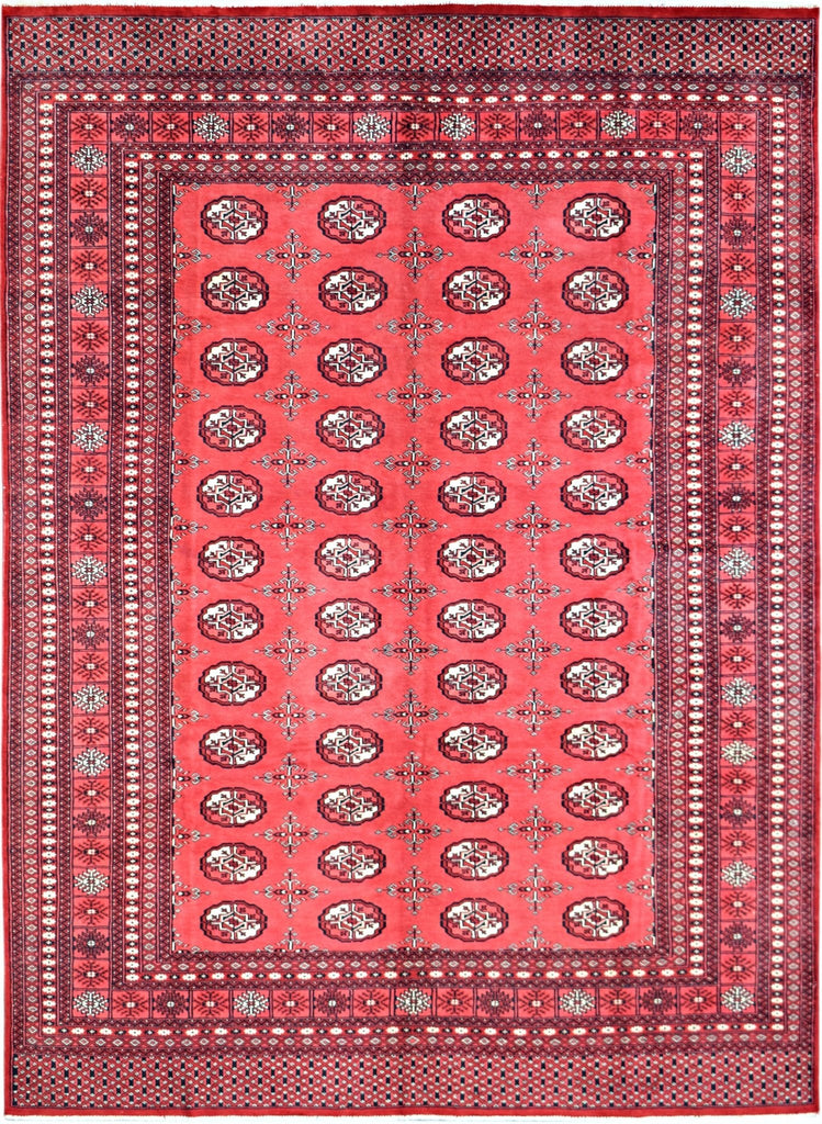 Handmade Vintage Princess Bokhara Rug | 274 x 191 cm | 9'10" x 6'3" - Najaf Rugs & Textile
