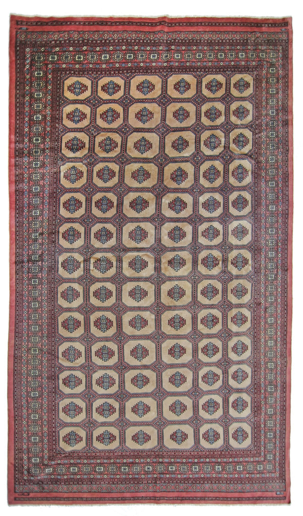 Handmade Vintage Princess Bokhara Rug | 299 x 212 cm | 9'10" x 6'11" - Najaf Rugs & Textile