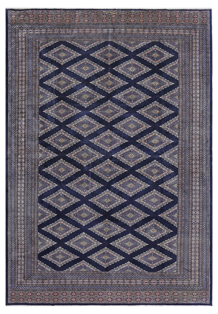 Handmade Vintage Princess Bokhara Rug | 309 x 214 cm | 10'2" x 7' - Najaf Rugs & Textile