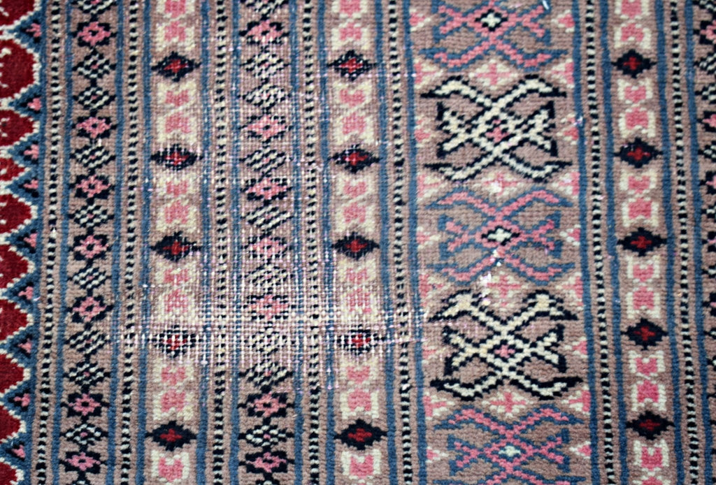 Handmade Vintage Princess Bokhara Rug | 310 x 217 cm | 10'2" x 7'2" - Najaf Rugs & Textile