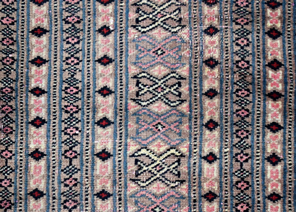 Handmade Vintage Princess Bokhara Rug | 310 x 217 cm | 10'2" x 7'2" - Najaf Rugs & Textile