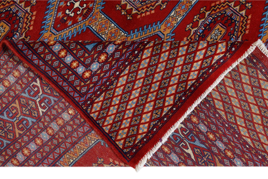Handmade Vintage Princess Bokhara Rug | 319 x 216 cm | 10'6" x 7'1" - Najaf Rugs & Textile