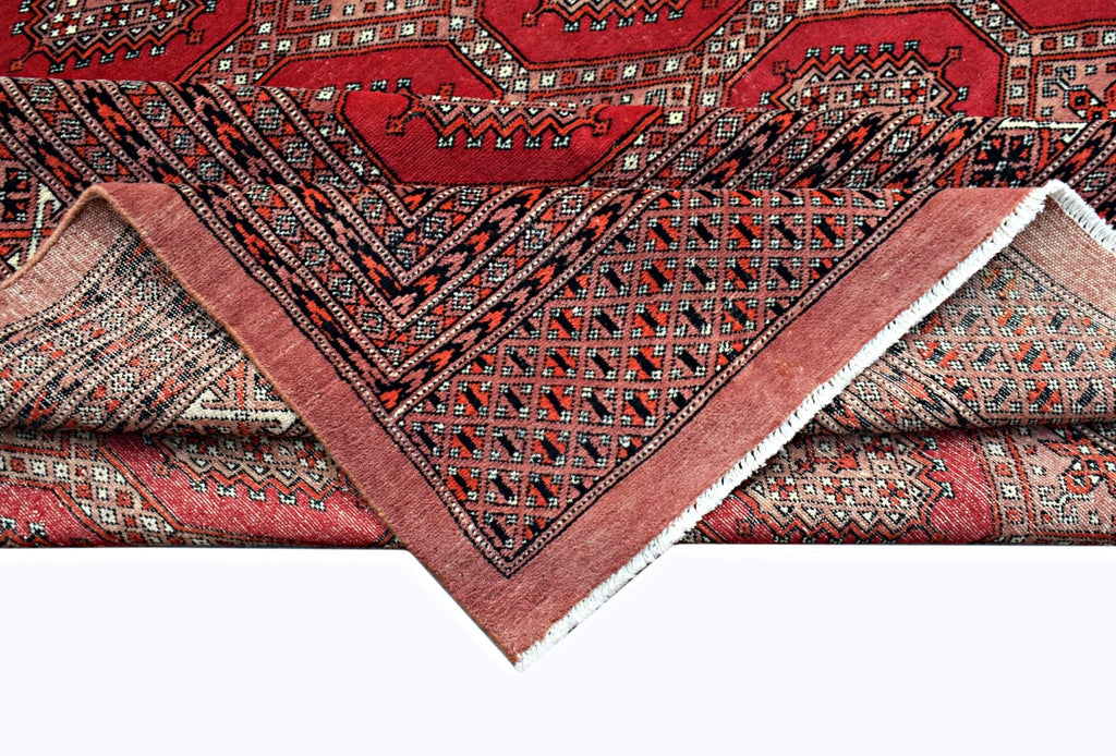 Handmade Vintage Princess Bokhara Rug | 327 x 246 cm | 10'9" x 8'1" - Najaf Rugs & Textile