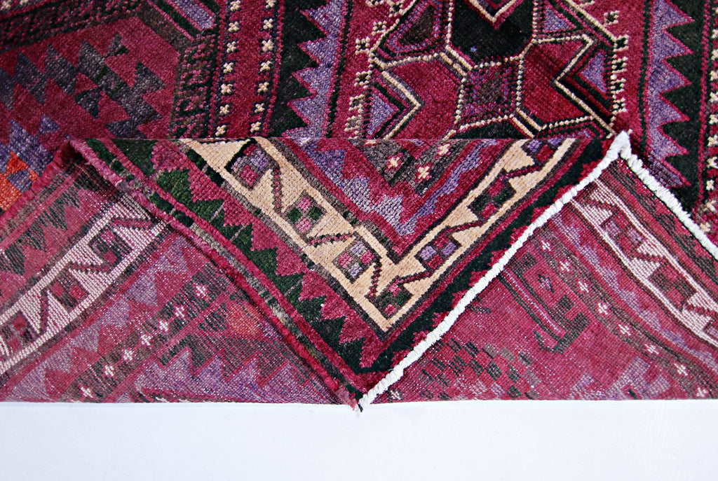 Handmade Vintage Tribal Persian Rug | 256 x 176 cm | 8'5" x 5'9" - Najaf Rugs & Textile