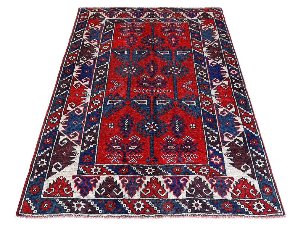 Handmade Vintage Turkish Dosemalti Rug | 183 x 119 cm | 6' x 3'11" - Najaf Rugs & Textile