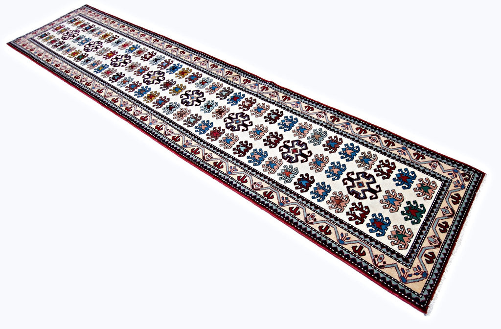 Handmade Vintage Turkish Hallway Runner | 328 x 70 cm | 10'9" x 2'4" - Najaf Rugs & Textile