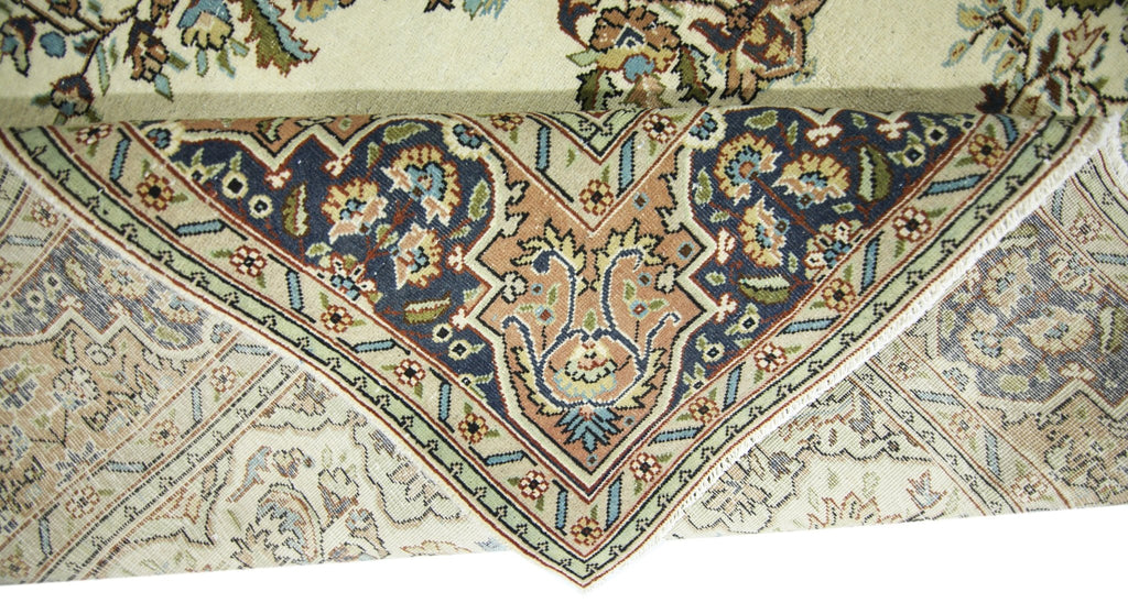 Handmade Vintage Turkish Kayseri Rug | 315 x 213 cm | 10'4" x 7' - Najaf Rugs & Textile