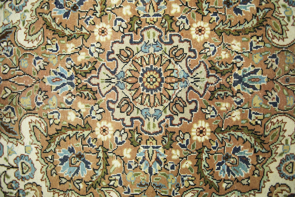 Handmade Vintage Turkish Kayseri Rug | 315 x 213 cm | 10'4" x 7' - Najaf Rugs & Textile