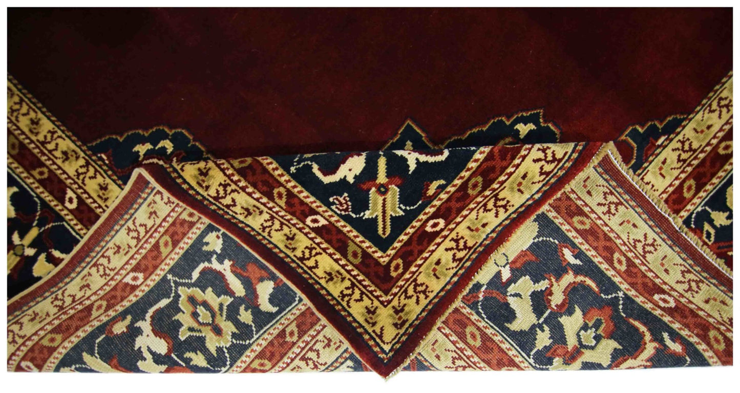 Handmade Vintage Turkish Rug | 337 x 273 cm | 11'1" x 8'11" - Najaf Rugs & Textile