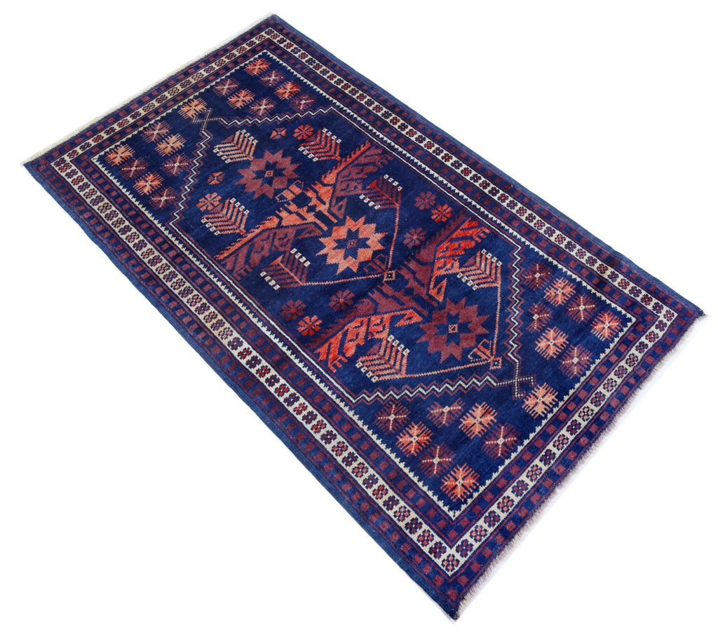 Handmade Vintage Turkish Yagcibedir Rug | 126 x 79 cm | 4'2" x 2'7" - Najaf Rugs & Textile