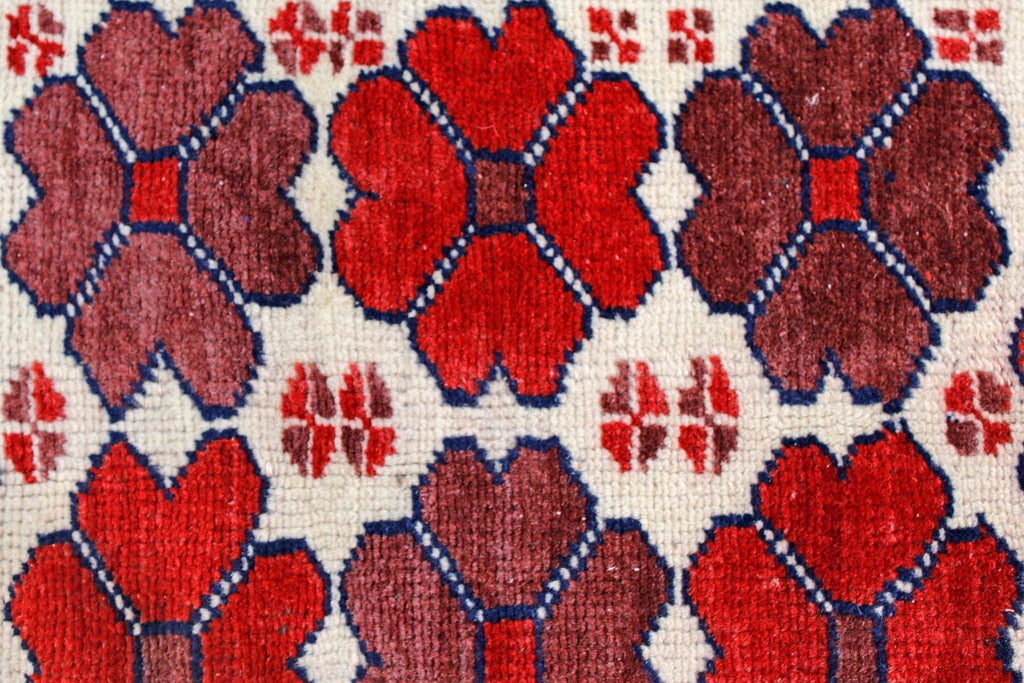 Handmade Vintage Turkish Yagcibedir Rug | 99 x 63 cm | 3'3" x 2'1" - Najaf Rugs & Textile