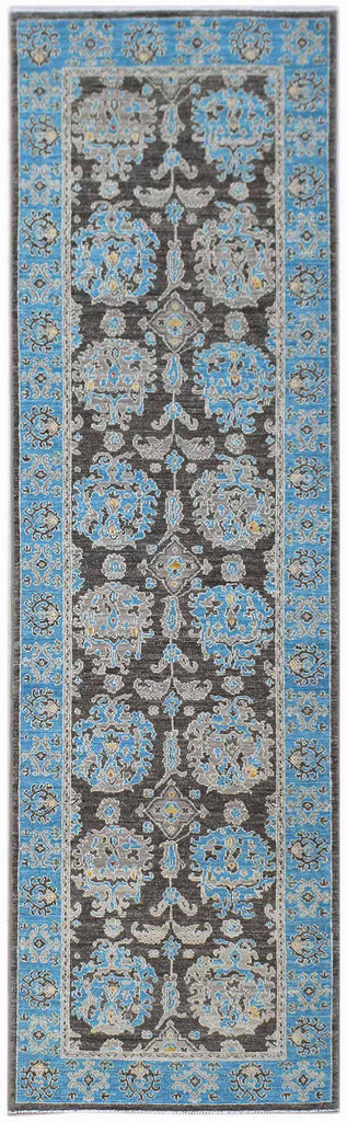 Handwoven Afghan Chobi Hallway Runner | 309 x 88 cm | 10'2" x 2'11" - Najaf Rugs & Textile
