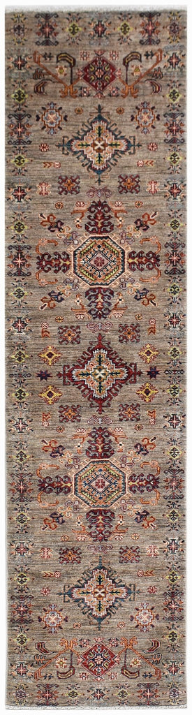 Handwoven Afghan Chobi Hallway Runner | 316 x 80 cm | 10'4" x 2'7" - Najaf Rugs & Textile