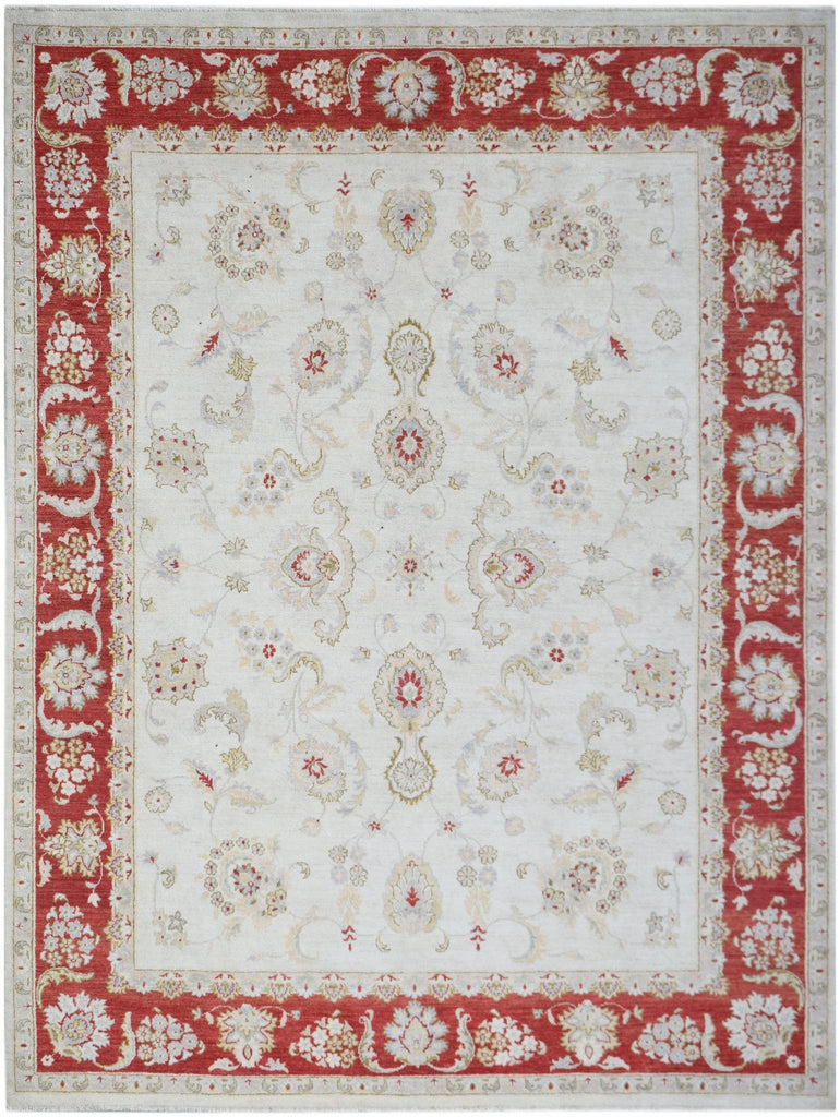 Handwoven Afghan Chobi Rug | 300 x 244 cm | 9'10" x 8'1" - Najaf Rugs & Textile