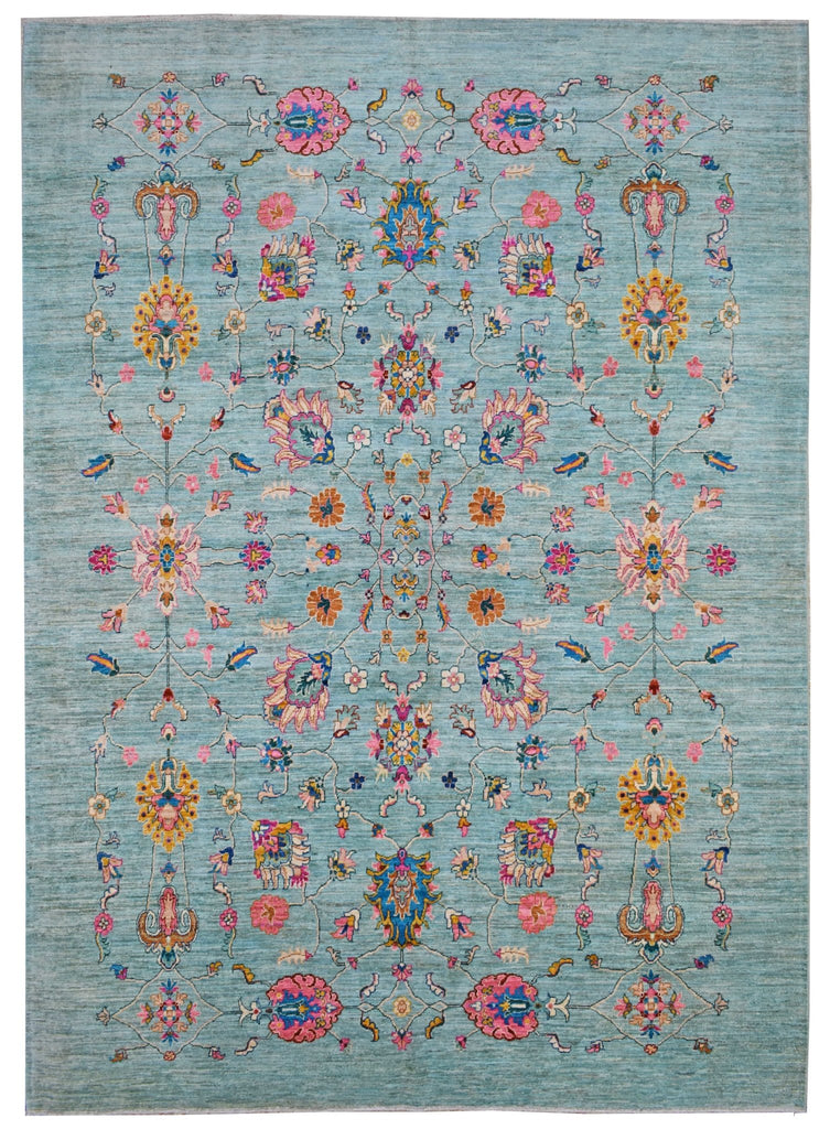 Handwoven Afghan Chobi Rug | 317 x 242 cm | 10'4" x 7'9" - Najaf Rugs & Textile