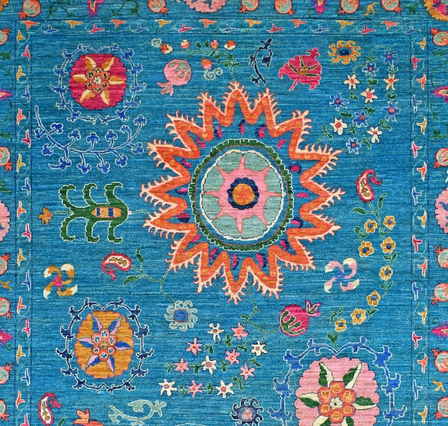 Handwoven Afghan Chobi Rug | 330 x 237 cm | 10'8" x 7'7" - Najaf Rugs & Textile