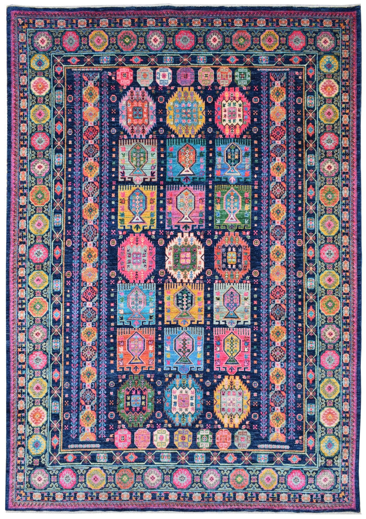 Handwoven Afghan Chobi Rug | 332 x 243 cm | 10'8" x 7'9" - Najaf Rugs & Textile