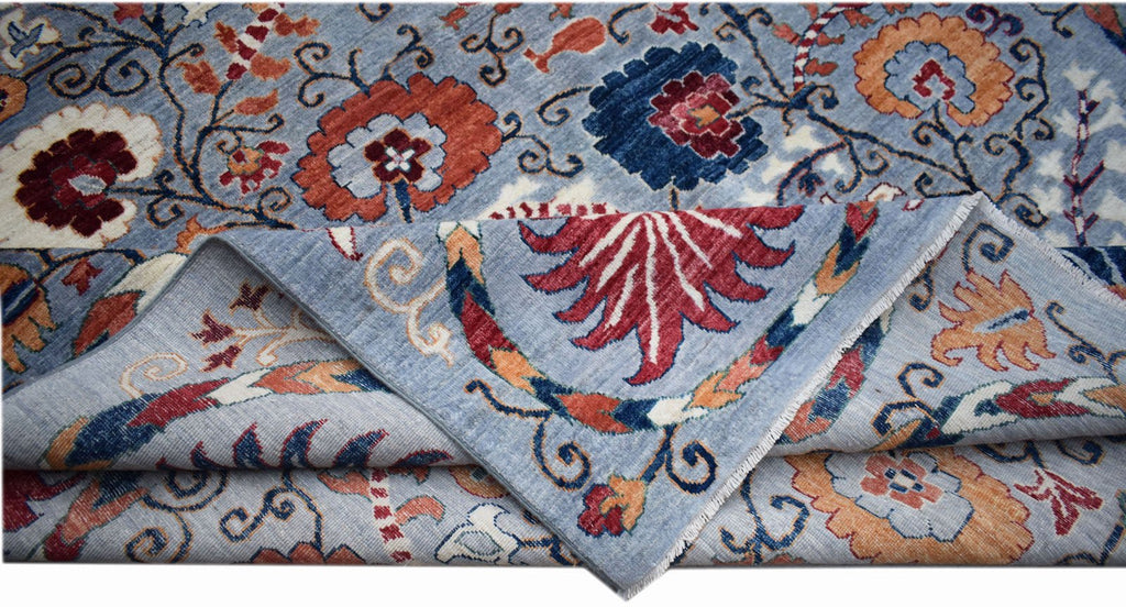Handwoven Afghan Chobi Rug | 361 x 272 cm | 11'10" x 8'11" - Najaf Rugs & Textile