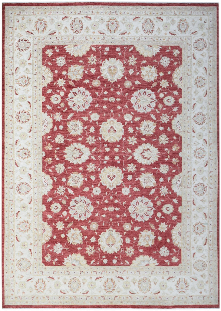Handwoven Afghan Chobi Rug | 373 x 292 cm | 12'3" x 9'7" - Najaf Rugs & Textile