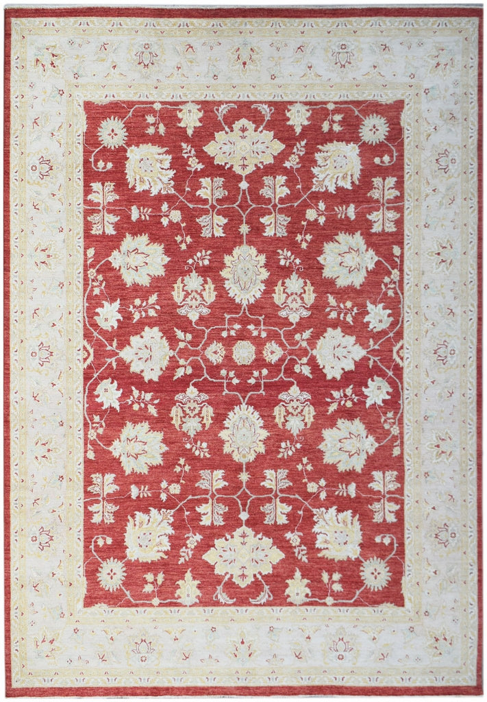 Handwoven Afghan Chobi Rug | 379 x 295 cm | 12'6" x 9'9" - Najaf Rugs & Textile