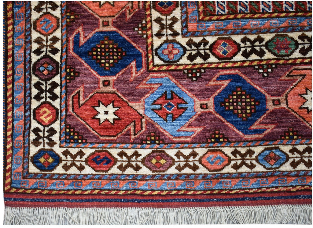 Handwoven Afghan Herati Chobi Rug | 210 x 157 cm | 6'11" x 5'2" - Najaf Rugs & Textile