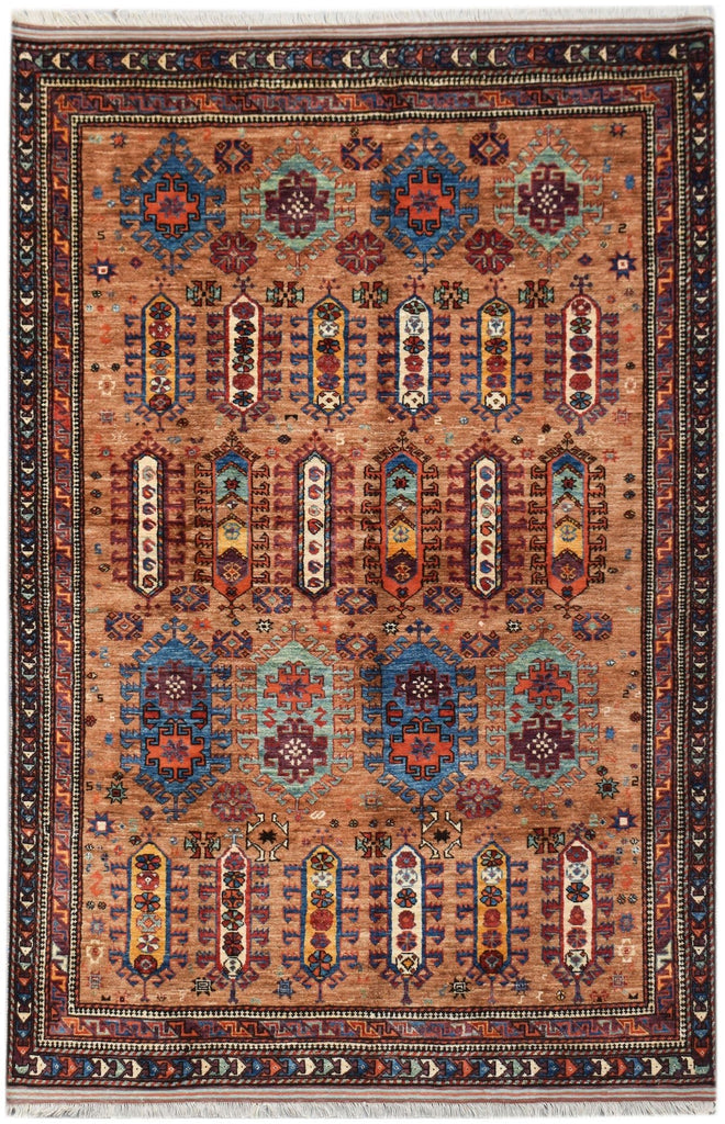 Handwoven Afghan Herati Chobi Rug | 242 x 167 cm | 8' x 5'6" - Najaf Rugs & Textile