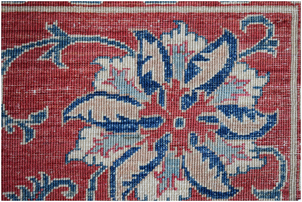 Handwoven Afghan Suzani Chobi Rug | 245 x 171 cm | 8'1" x 5'8" - Najaf Rugs & Textile