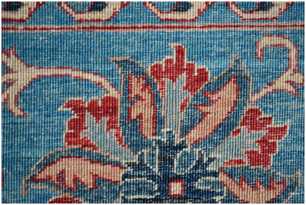 Handwoven Afghan Suzani Chobi Rug | 294 x 207 cm | 9'8" x 6'9" - Najaf Rugs & Textile