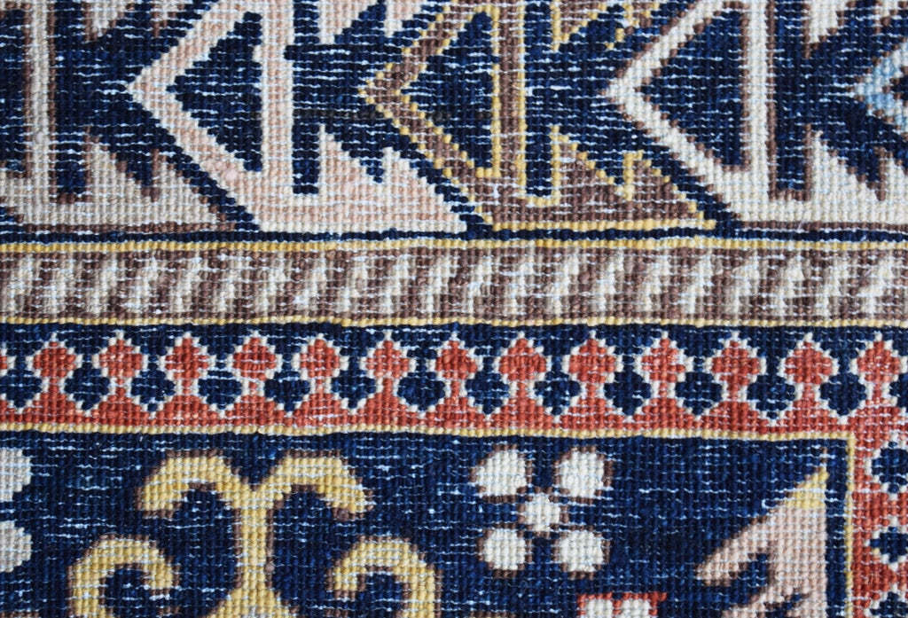 Handwoven Traditional Afghan Chobi Rug | 297 x 241 cm | 9'9" x 7'11" - Najaf Rugs & Textile