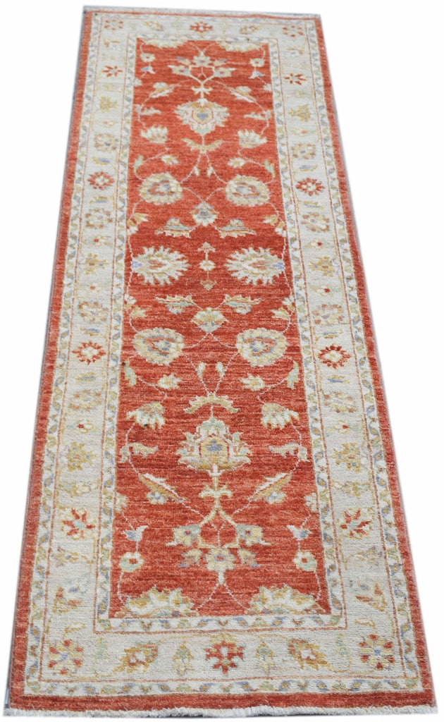 Handwoven Traditional Afghan Hallway Runner | 182 x 61 cm | 6' x 2' - Najaf Rugs & Textile
