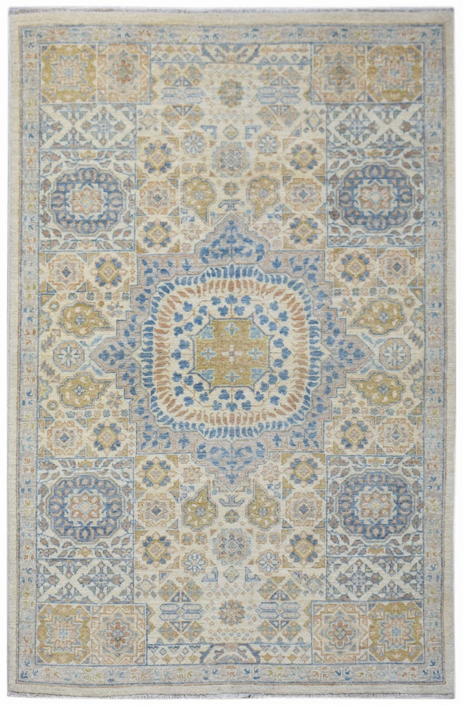 Handwoven Traditional Mamluk Chobi Rug | 179 x 124 cm | 5'10" x 4'1" - Najaf Rugs & Textile
