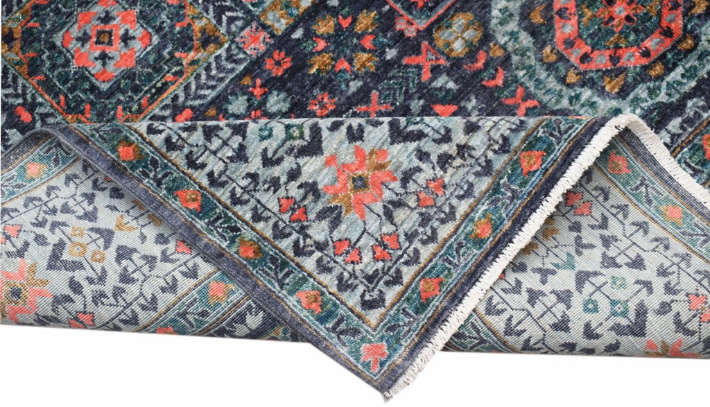 Handwoven Traditional Mamluk Rug | 234 x 171 cm | 7'8" x 5'7" - Najaf Rugs & Textile