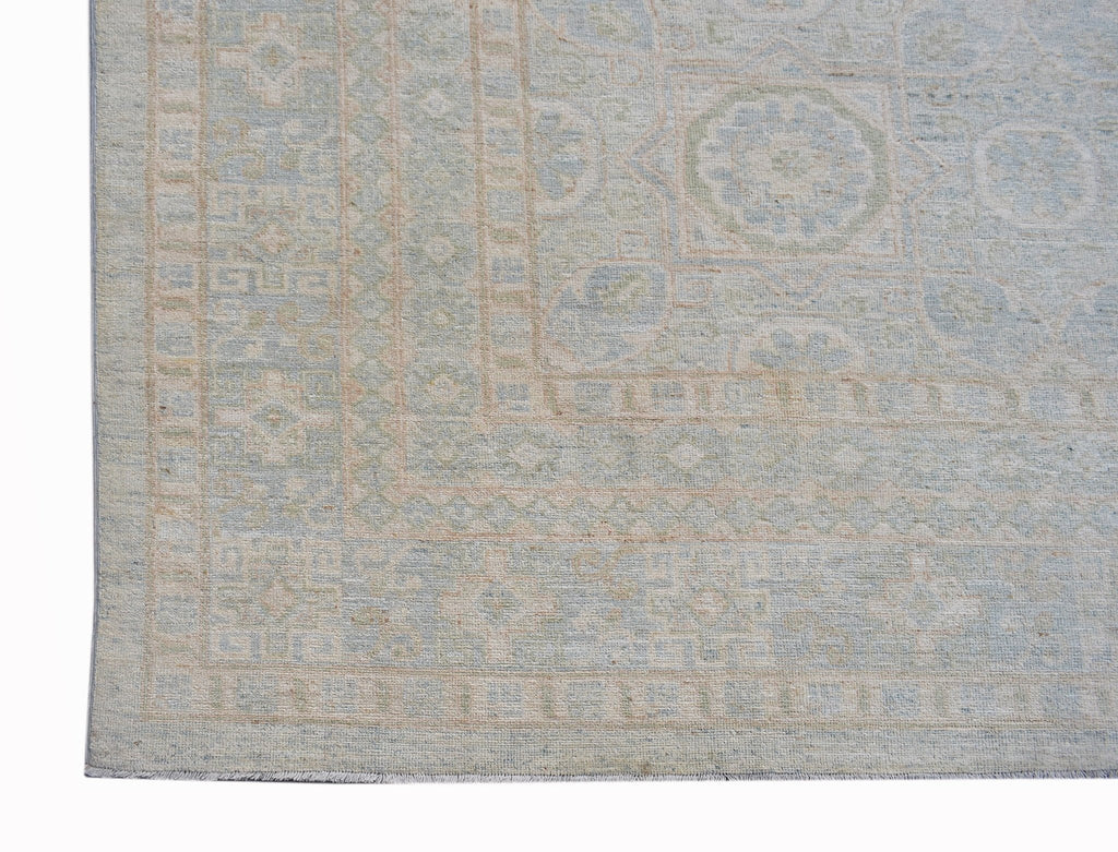 Handwoven Transitional Chobi Rug | 411 x 310 cm | 13'6" x 10'6" - Najaf Rugs & Textile