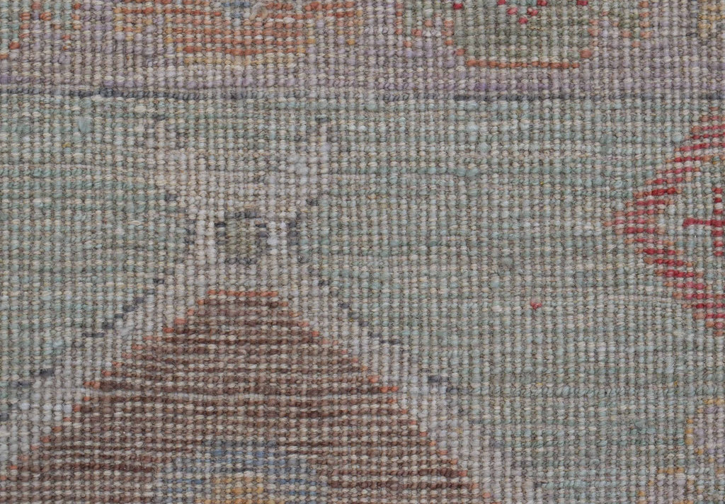Handwoven Transitional Oushak Hallway Runner | 366 x 92 cm | 12' x 3' - Najaf Rugs & Textile