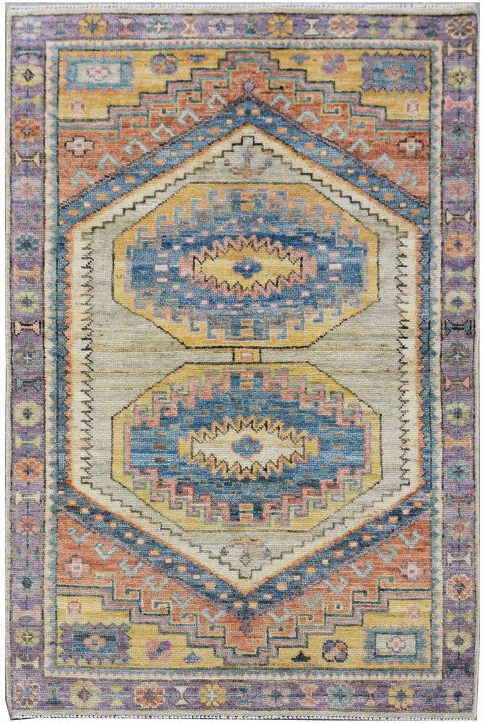 Handwoven Transitional Oushak Rug | 149 x 94 cm | 4'11" x 3'3" - Najaf Rugs & Textile