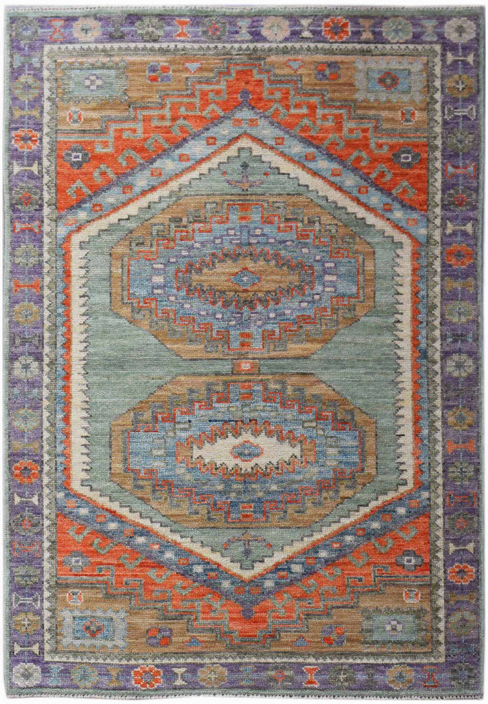 Handwoven Transitional Oushak Rug | 150 x 99 cm | 4'11" x 3'3" - Najaf Rugs & Textile