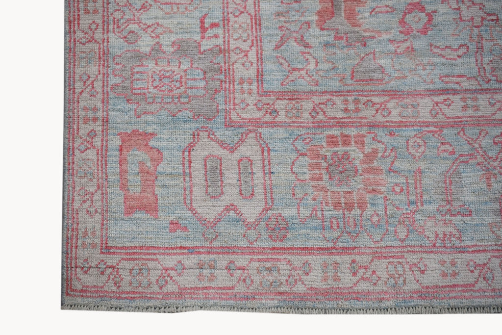 Handwoven Transitional Oushak Rug | 323 x 247 cm | 10'7" x 8'1" - Najaf Rugs & Textile