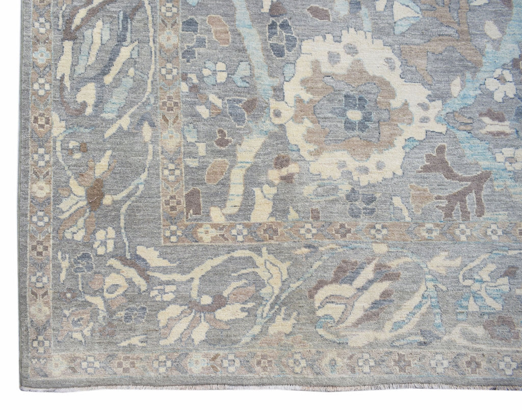 Handwoven Transitional Oushak Rug | 354 x 275 cm | 11'8" x 9' - Najaf Rugs & Textile
