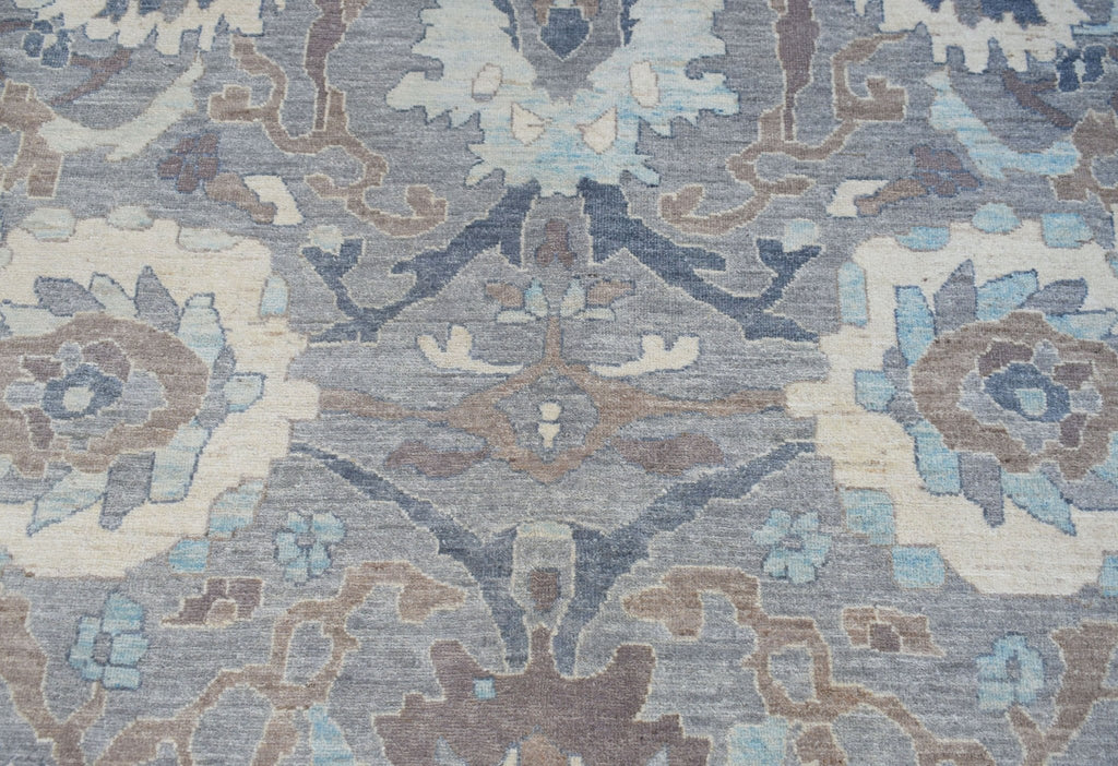 Handwoven Transitional Oushak Rug | 354 x 275 cm | 11'8" x 9' - Najaf Rugs & Textile