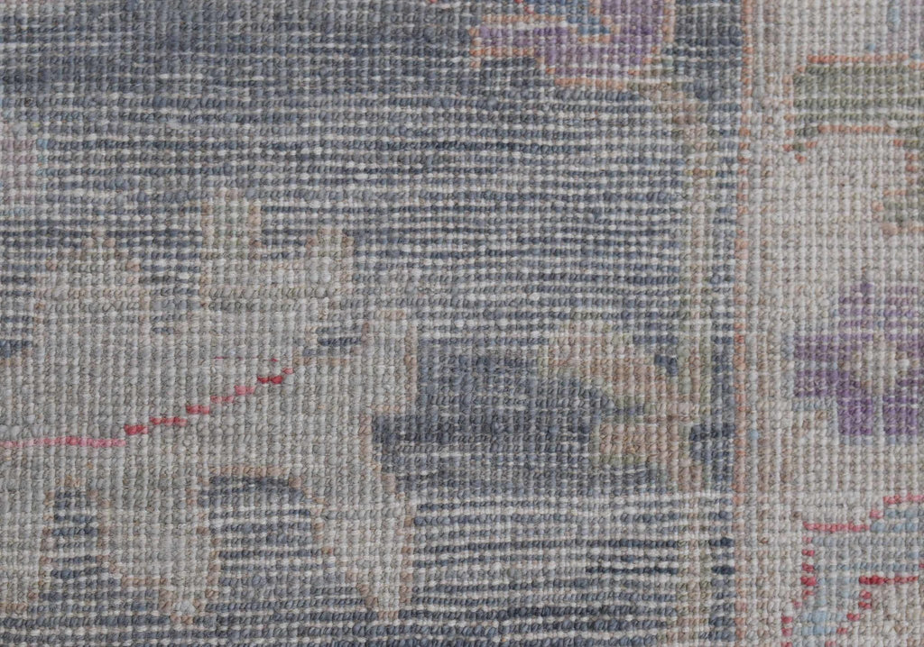 Handwoven Transitional Oushak Rug | 410 x 298 cm | 13'6" x 9'10" - Najaf Rugs & Textile