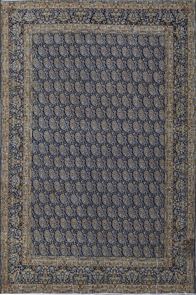 Handwoven Vintage Persian Kerman Rug | 333 x 251 cm | 10'9" x 8'2" - Najaf Rugs & Textile