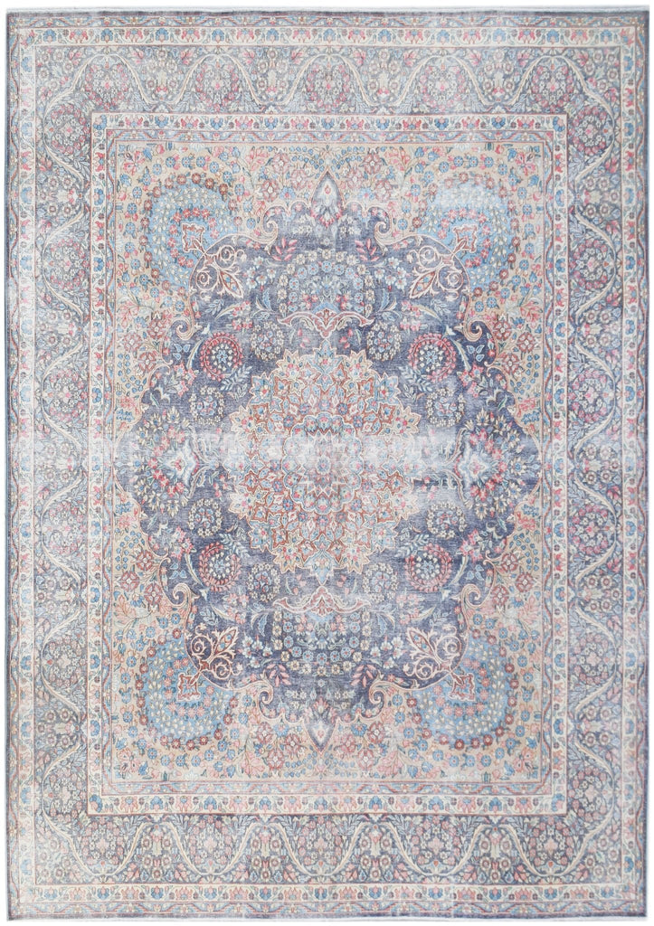 Handwoven Vintage Persian Kerman Rug | 373 x 292 cm | 12'3" x 9'7" - Najaf Rugs & Textile
