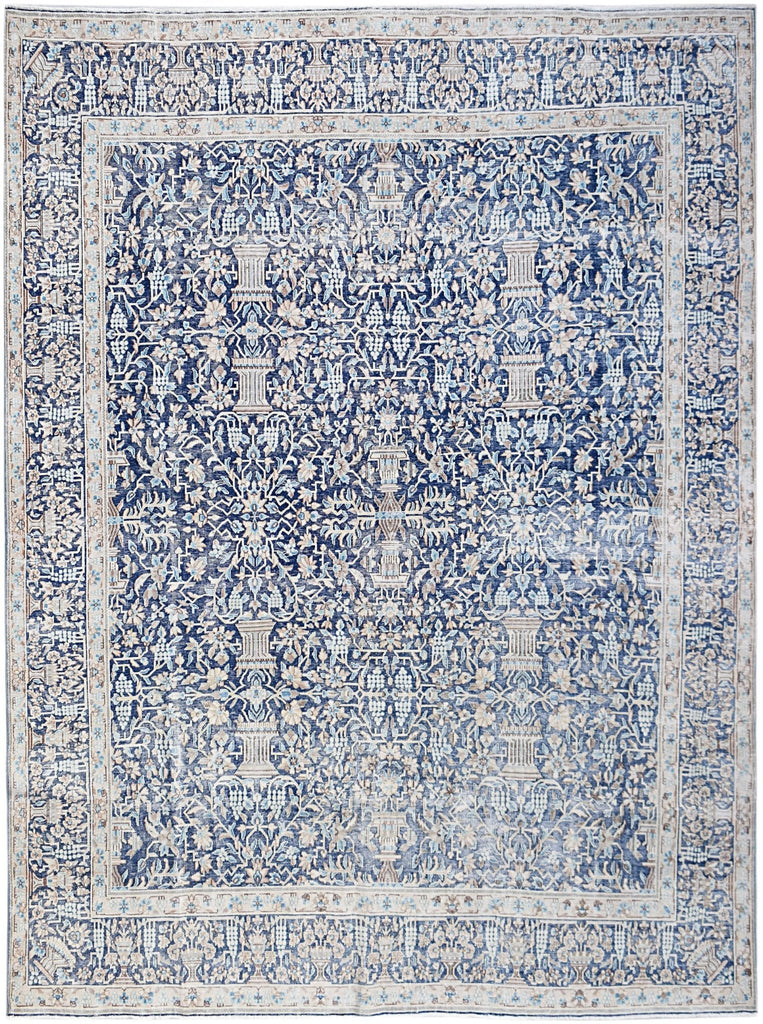 Handwoven Vintage Persian Kerman Rug | 376 x 288 cm | 12'4" x 9'6" - Najaf Rugs & Textile