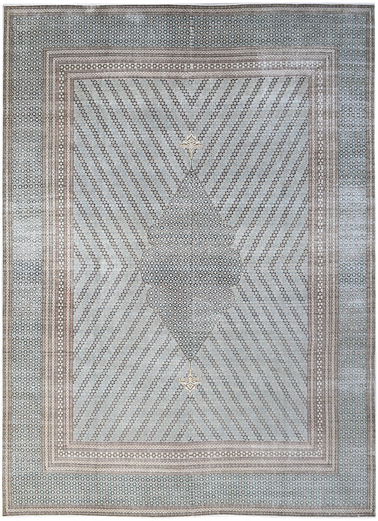 Handwoven Vintage Persian Kerman Rug | 380 x 289 cm | 12'6" x 9'2" - Najaf Rugs & Textile