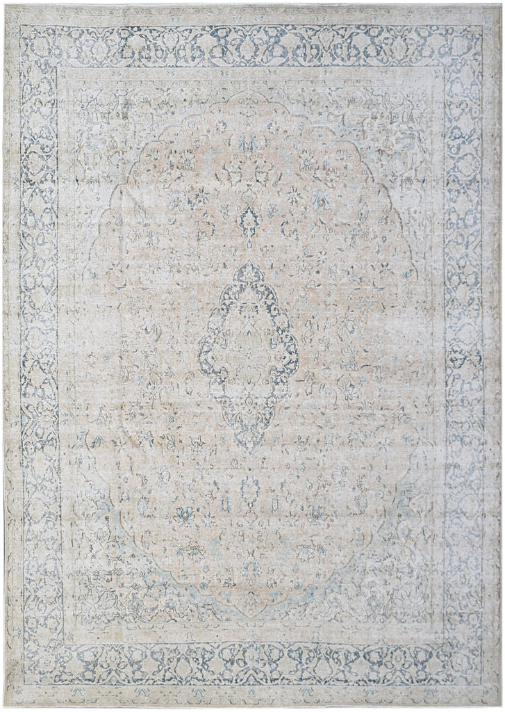Handwoven Vintage Persian Kerman Rug | 387 x 292 cm | 12'9" x 9'7" - Najaf Rugs & Textile
