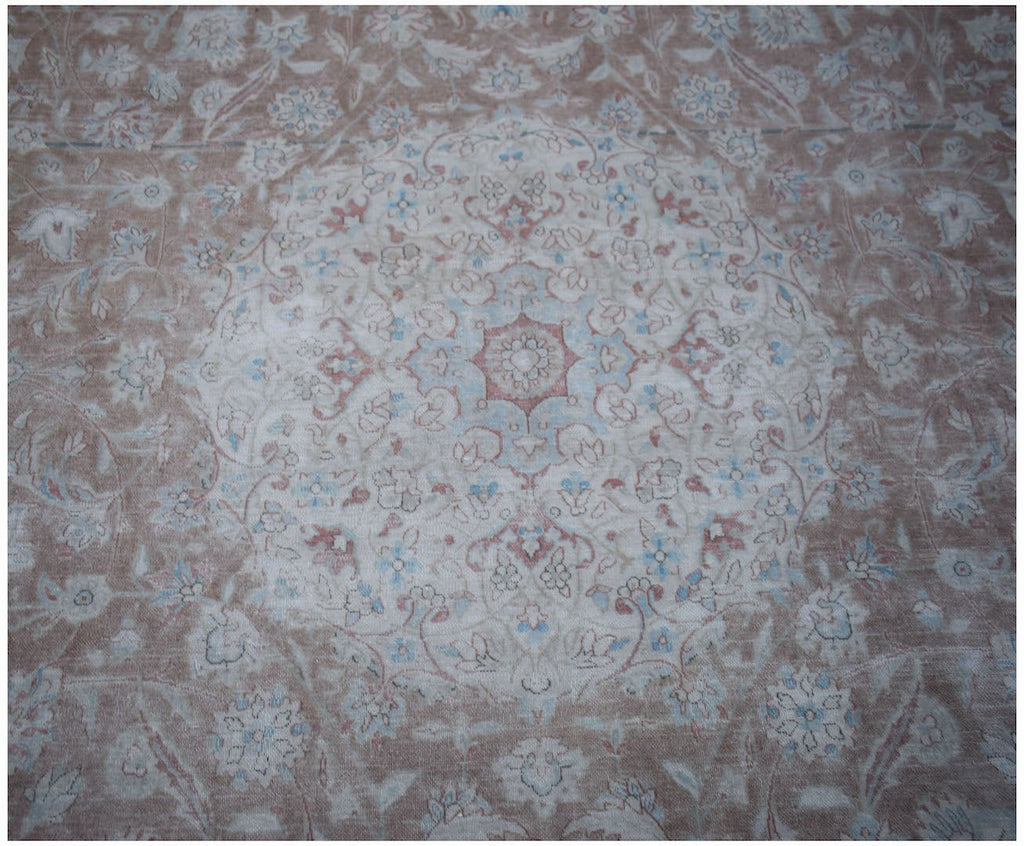 Handwoven Vintage Persian Kerman Rug | 396 x 295 cm | 13' x 9'8" - Najaf Rugs & Textile