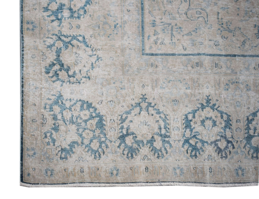 Handwoven Vintage Persian Kerman Rug | 400 x 298 cm | 13'2" x 9'10" - Najaf Rugs & Textile