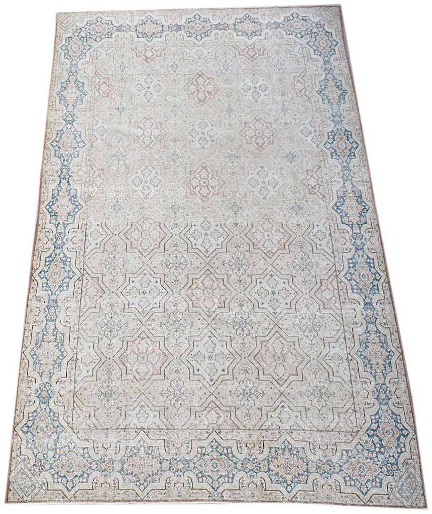 Handwoven Vintage Persian Kerman Rug | 496 x 296 cm | 16'4" x 9'9" - Najaf Rugs & Textile